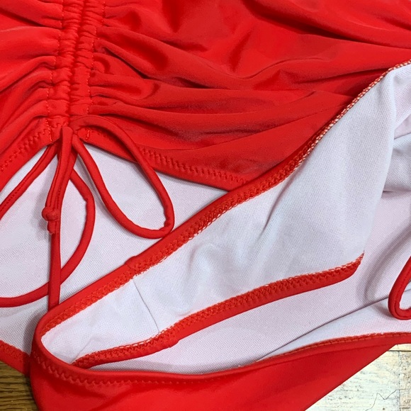 Women’s Red 2 Piece Swimsuit - Picture 3 of 5